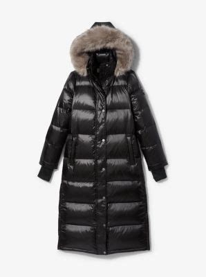 michael kors manteau fourrure|Manteau matelassé bordé de fausse fourrure .